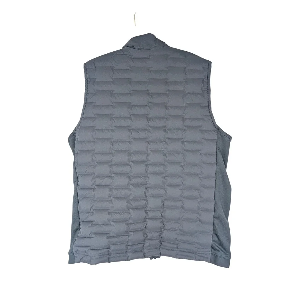 Adidas Frostguard Padded Vest Mens Medium Blue Full-Zip Golf
